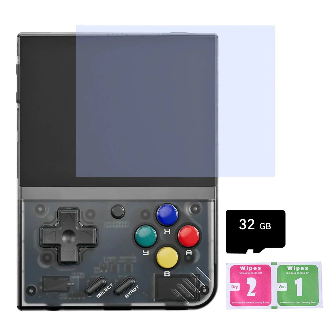 Miyoo Mini Plus Retro Handheld Game Console 3.5-Inch IPS 640x480 Onion OS 30+ Emulators Wi-Fi NES SNES GBA PS1 Portable Pocket Retro Gaming Gift
