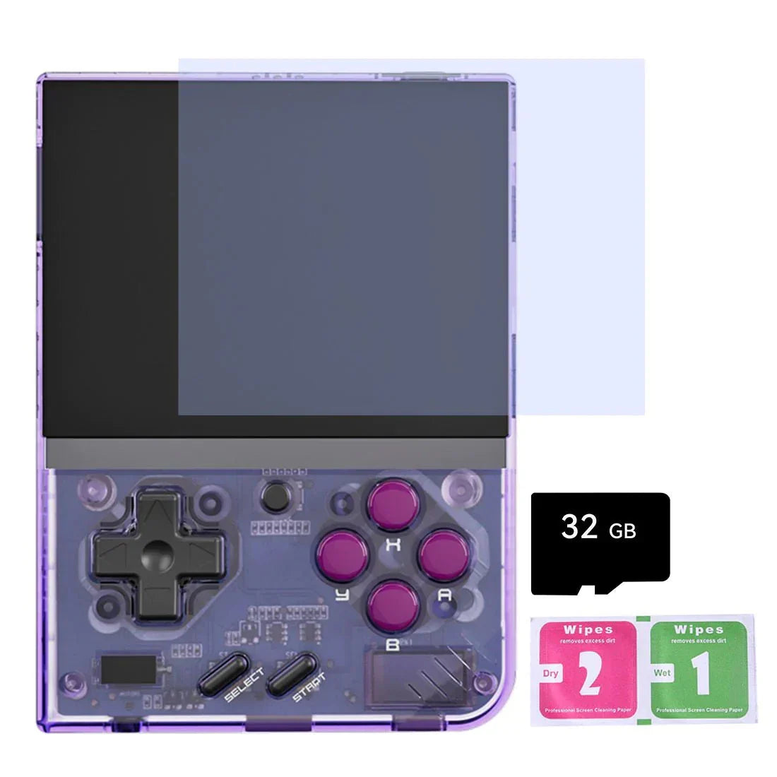 Miyoo Mini Plus Retro Handheld Game Console 3.5-Inch IPS 640x480 Onion OS 30+ Emulators Wi-Fi NES SNES GBA PS1 Portable Pocket Retro Gaming Gift
