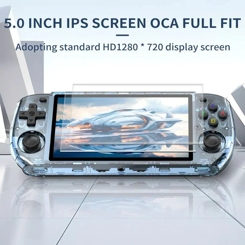 Handheld Game Console Powkiddy RGB10MAX3 Retro Gaming 5-inch IPS 1280x720 PSP N64 Emulator