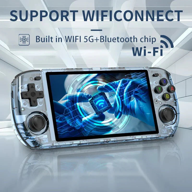 Handheld Game Console Powkiddy RGB10MAX3 Retro Gaming 5-inch IPS 1280x720 PSP N64 Emulator