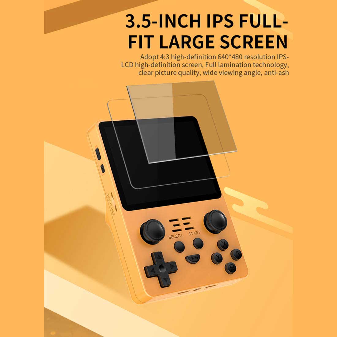Open Source Retro Handheld Game Console Powkiddy RGB20S 3.5 Inch IPS 640x480 RK3326 ArkOS Linux Dual TF 256GB Portable Classic Emulator Gaming Device