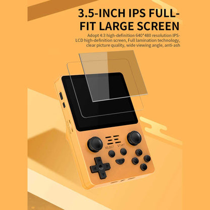 Open Source Retro Handheld Game Console Powkiddy RGB20S 3.5 Inch IPS 640x480 RK3326 ArkOS Linux Dual TF 256GB Portable Classic Emulator Gaming Device