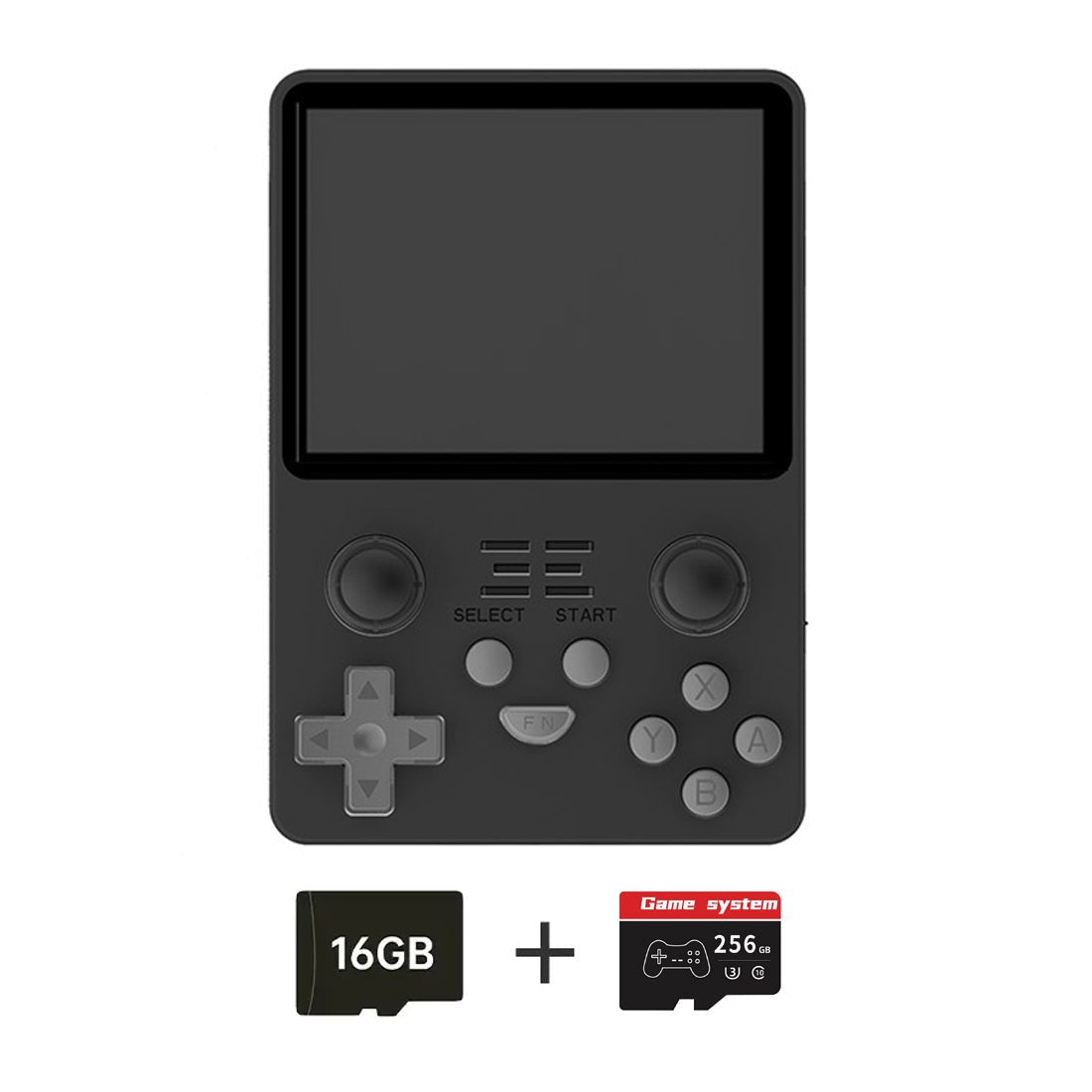 Open Source Retro Handheld Game Console Powkiddy RGB20S 3.5 Inch IPS 640x480 RK3326 ArkOS Linux Dual TF 256GB Portable Classic Emulator Gaming Device
