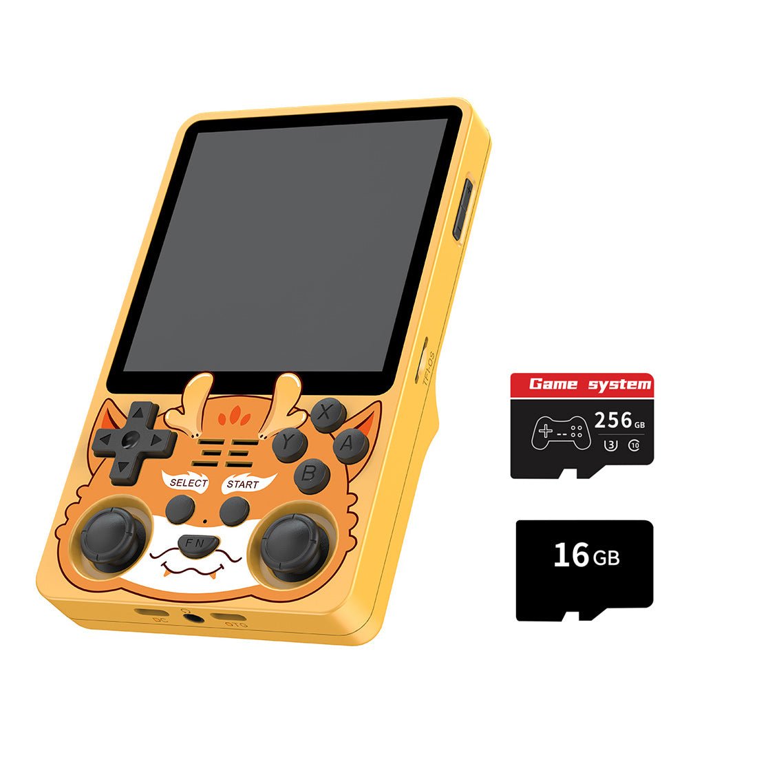 Vertical Retro Handheld Game Console Powkiddy RGB20SX 4 Inch IPS 720x720 Square Screen 5000mAh 10-Hour Battery Wi-Fi Bluetooth HDMI Dual TF 256GB Emulator
