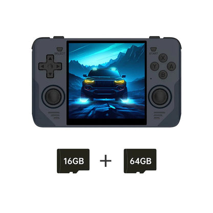 Square Screen Retro Handheld Game Console Powkiddy RGB30 4 Inch IPS 720x720 RK3566 Wi-Fi Bluetooth HDMI JELOS 8-Hour Battery Dual TF 256GB Portable Emulator