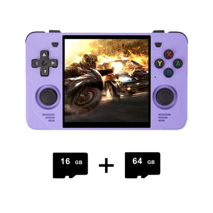 Square Screen Retro Handheld Game Console Powkiddy RGB30 4 Inch IPS 720x720 RK3566 Wi-Fi Bluetooth HDMI JELOS 8-Hour Battery Dual TF 256GB Portable Emulator