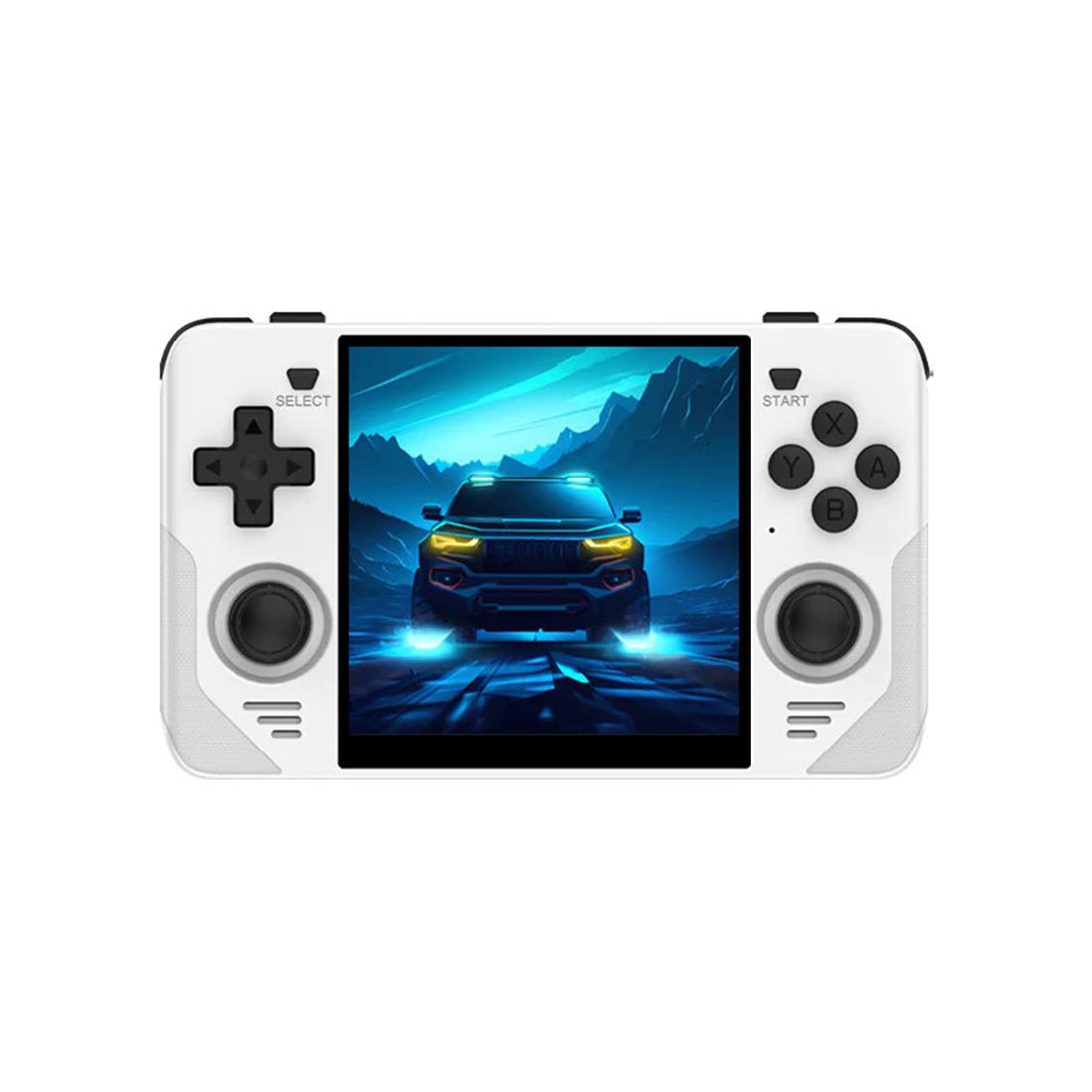 Square Screen Retro Handheld Game Console Powkiddy RGB30 4 Inch IPS 720x720 RK3566 Wi-Fi Bluetooth HDMI JELOS 8-Hour Battery Dual TF 256GB Portable Emulator