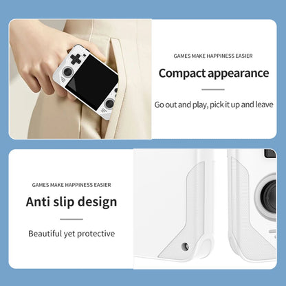 Square Screen Retro Handheld Game Console Powkiddy RGB30 4 Inch IPS 720x720 RK3566 Wi-Fi Bluetooth HDMI JELOS 8-Hour Battery Dual TF 256GB Portable Emulator