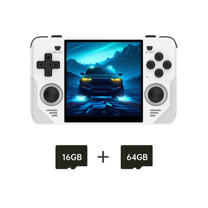 Square Screen Retro Handheld Game Console Powkiddy RGB30 4 Inch IPS 720x720 RK3566 Wi-Fi Bluetooth HDMI JELOS 8-Hour Battery Dual TF 256GB Portable Emulator