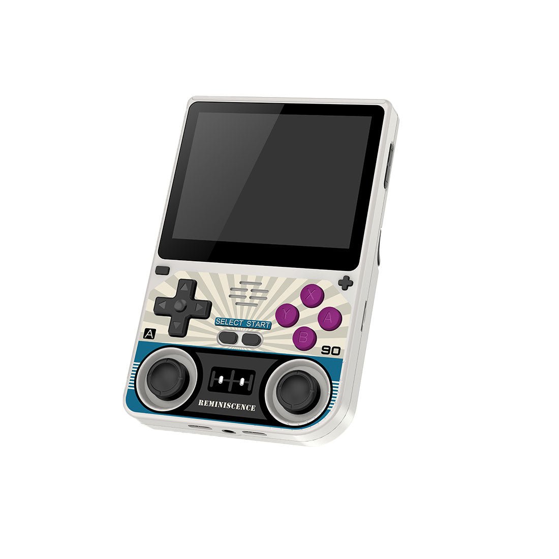 Powkiddy V20 Handheld Game Console – 3.5" IPS Vertical 5000mAh 10-Hour Battery Dual TF Card Slots Linux Allwinner A133P Retro Gaming System Up to 256GB