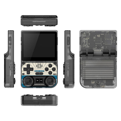 Powkiddy V20 Handheld Game Console – 3.5" IPS Vertical 5000mAh 10-Hour Battery Dual TF Card Slots Linux Allwinner A133P Retro Gaming System Up to 256GB