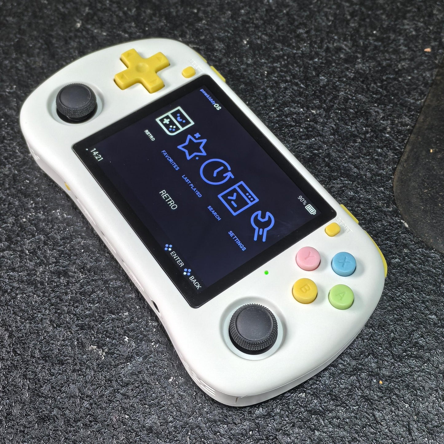Powkiddy X35H Handheld Game Console – 3.5" IPS Horizontal Full Lamination RK3566 Bluetooth HDMI Linux 20+ Emulators 6-Hour Battery Retro Gaming System