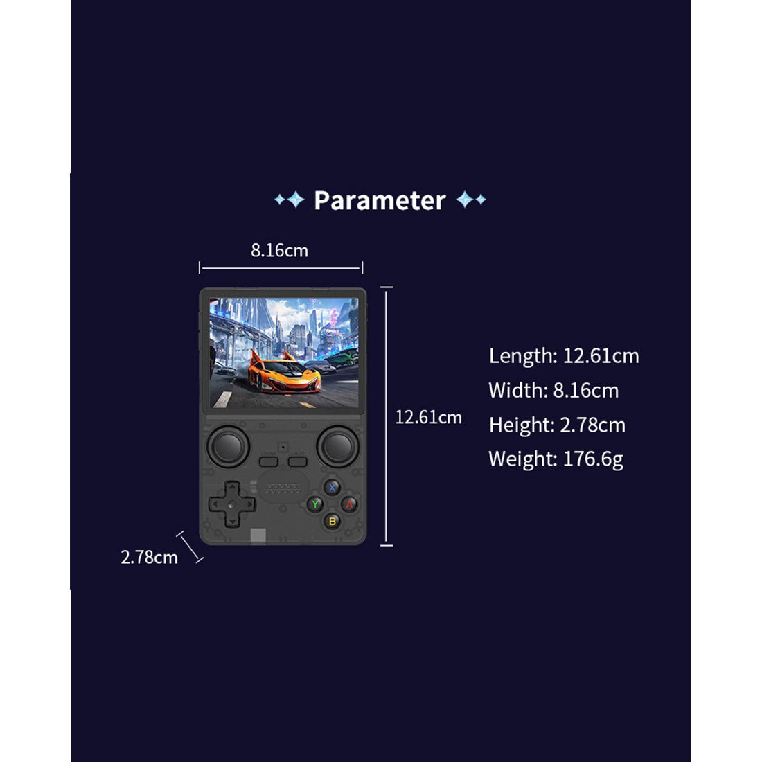 Powkiddy X35S Handheld Game Console – 3.5" IPS Full Lamination RK3566 8-Hour Battery Bluetooth HDMI Linux 15+ Emulators Compact Retro Gaming System