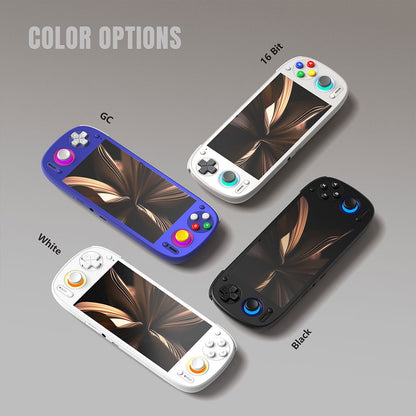 Retroid Pocket 5 Handheld Game Console – 5.5" AMOLED 1080p Snapdragon 865 8GB RAM 128GB 27W Fast Charge Android 13 Retro Emulator Wi-Fi 6
