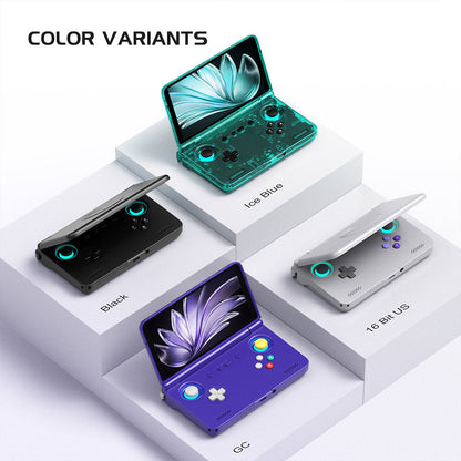 Retroid Pocket Flip 2 Android Retro Handheld Console – 5.5" AMOLED 1080p Snapdragon 865 8GB RAM 128GB GameCube PS2 Emulator Wi-Fi 6 Gaming Device