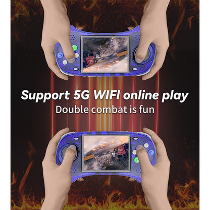 Anbernic RG ARC-S Arcade Six-Key Retro Handheld Game Console Linux 4" IPS HDMI 20+ Emulators Fighting Games 3500mAh Portable Emulator for Street Fighter Metal Slug Beat-Em-Up Fans 2 Colors