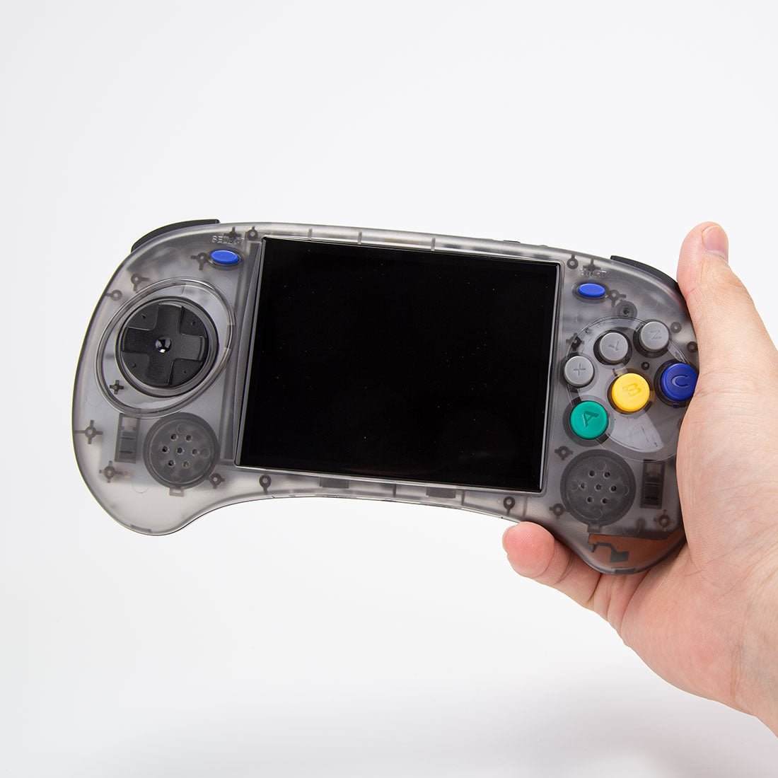Anbernic RG ARC-S Arcade Six-Key Retro Handheld Game Console Linux 4" IPS HDMI 20+ Emulators Fighting Games 3500mAh Portable Emulator for Street Fighter Metal Slug Beat-Em-Up Fans 2 Colors