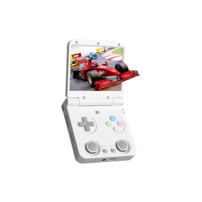 Miyoo Flip V2 Clamshell Retro Handheld Game Console 3.5-Inch IPS Dual Joystick HDMI Output Wi-Fi Bluetooth 30+ Emulators NES SNES GBA PS1 Portable Gaming Gift