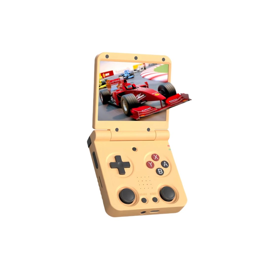 Miyoo Flip V2 Clamshell Retro Handheld Game Console 3.5-Inch IPS Dual Joystick HDMI Output Wi-Fi Bluetooth 30+ Emulators NES SNES GBA PS1 Portable Gaming Gift