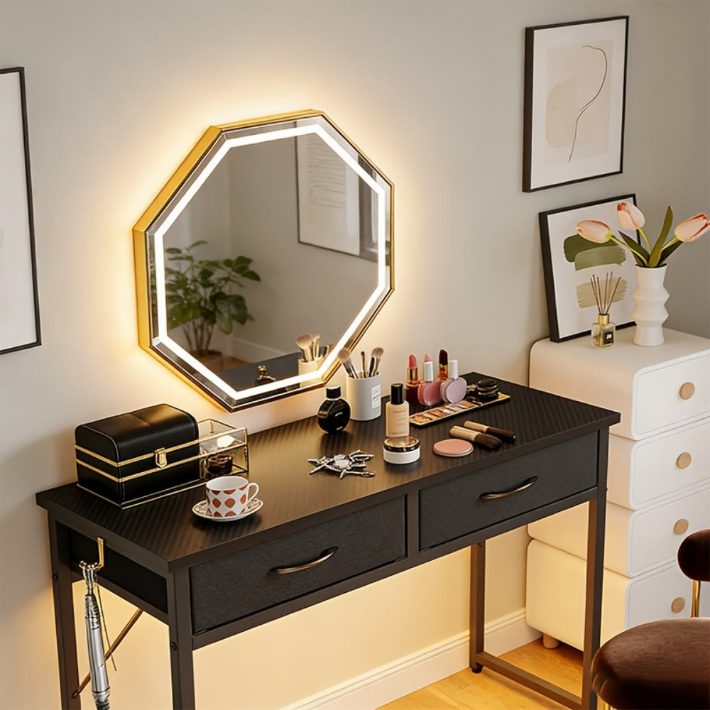 Makeup Vanity Desk, Bedroom Dressing Table for Dressing and Daily Routines detail image