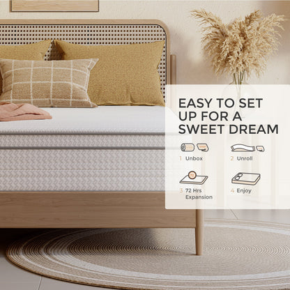 Mattress shown in the Full, 14 inch option