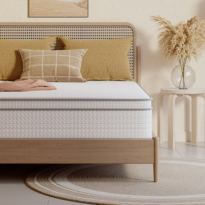 Mattress shown in the King, 14 inch option