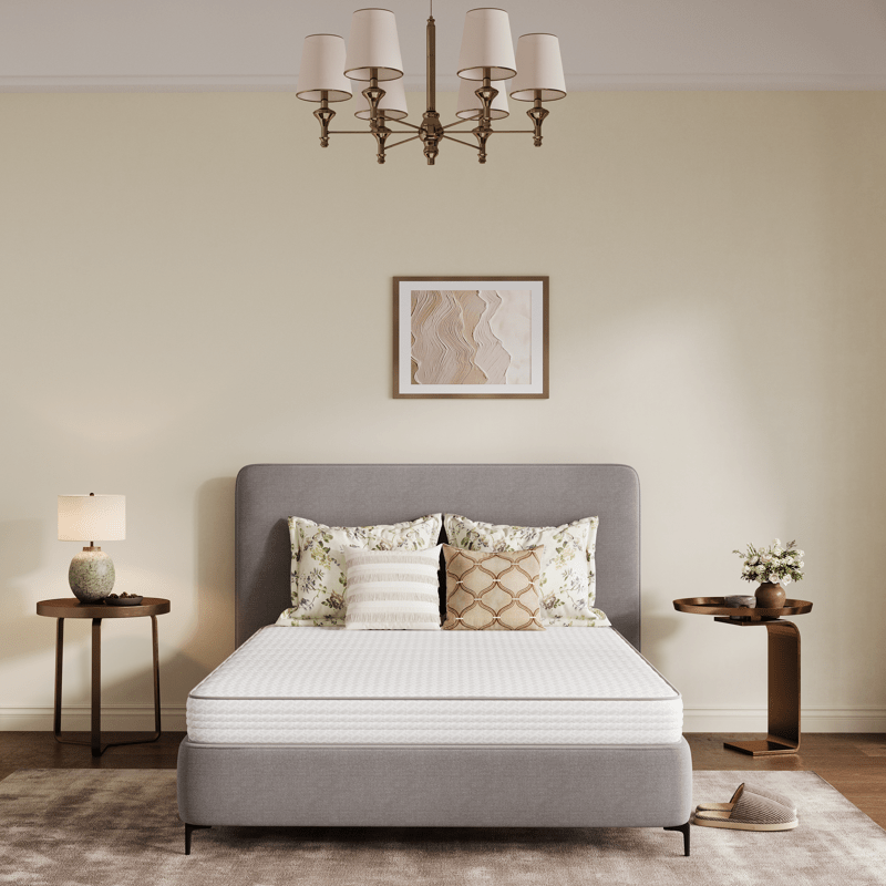 Mattress shown in the Twin XL, 8 inch option