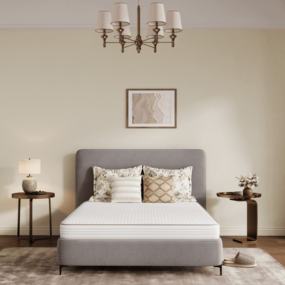 Mattress shown in the Twin XL, 8 inch option