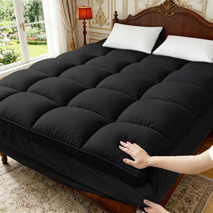Mattress Pad with Washable Cover and Multiple Color Options for Bedroom detail image - detail view 8
