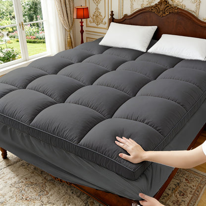 Mattress Pad shown in the Grey, Twin (39in×75in) option