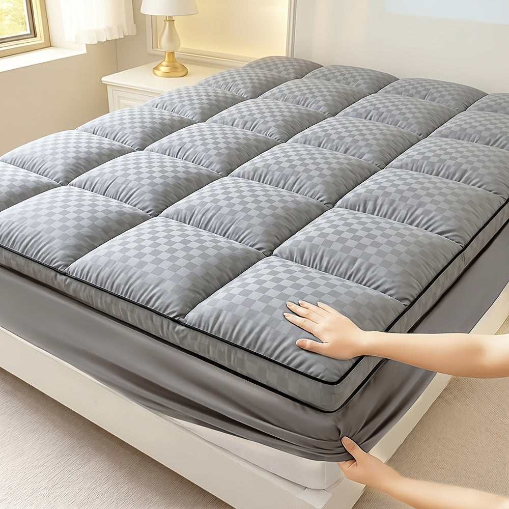 Mattress Protector shown in the Grey, Twin option