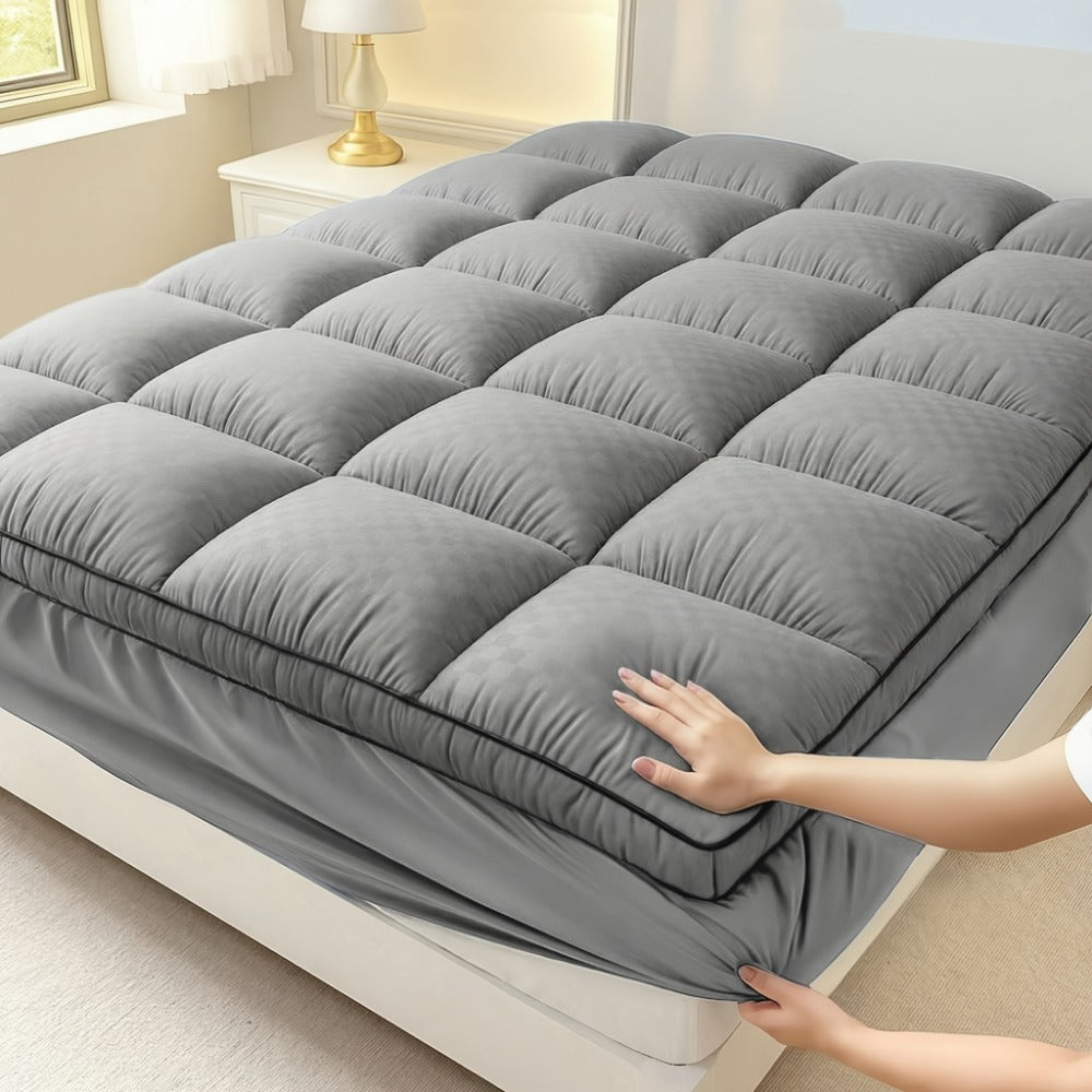 Mattress Protector, Fitted Non-Slip Machine Washable - Deep Pocket Cooling Design, Fits 8 shown in the main product view