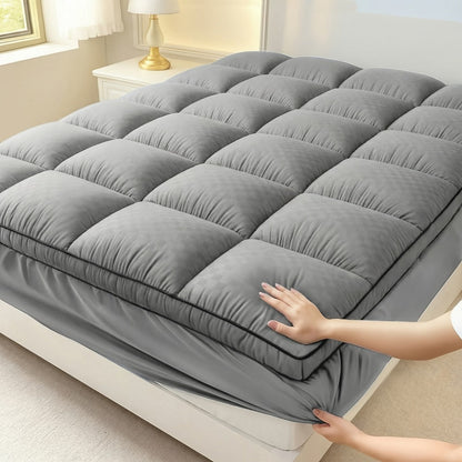 Mattress Protector, Fitted Non-Slip Machine Washable - Deep Pocket Cooling Design, Fits 8 shown in the main product view