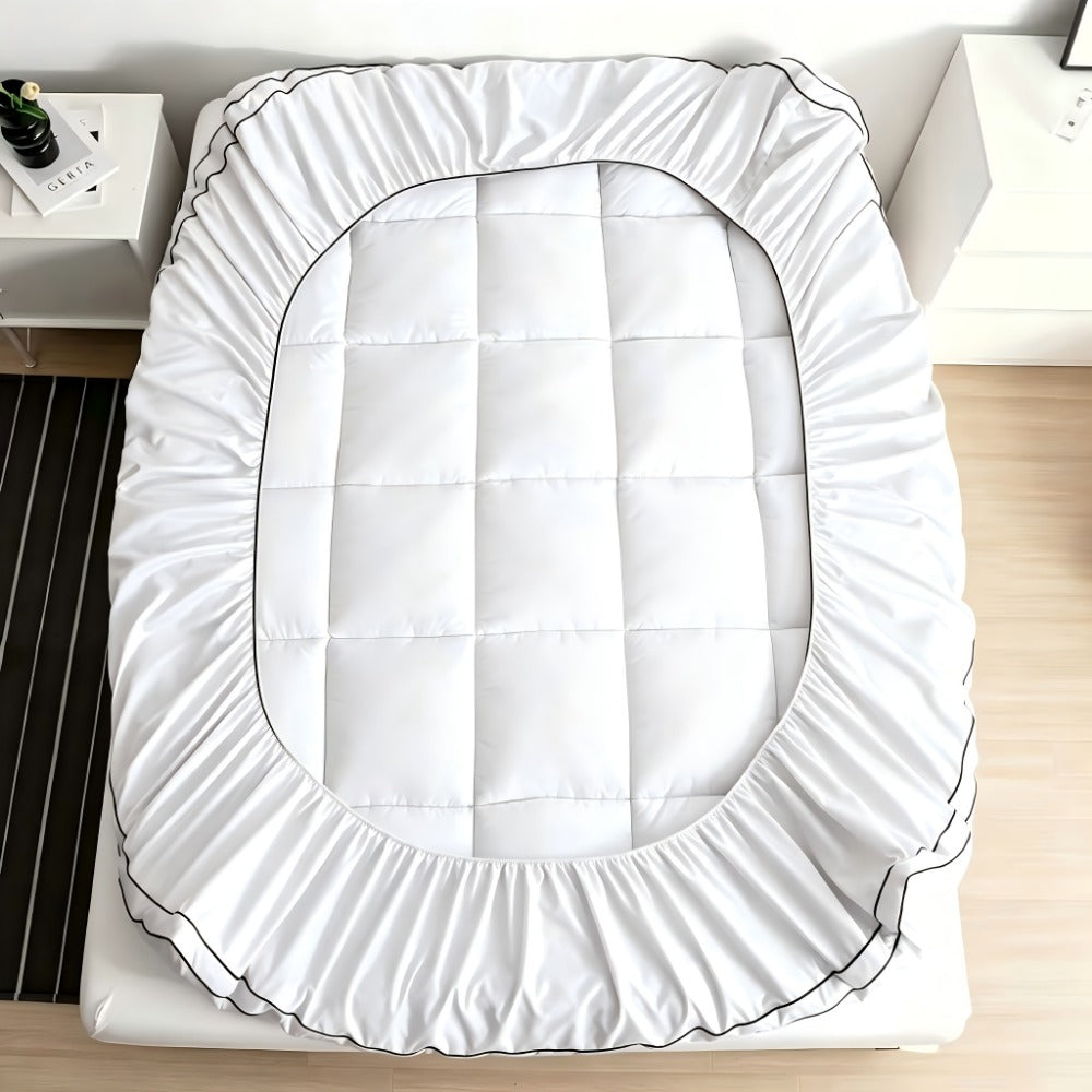 Mattress Topper, Bed Mattress Pad for Bedroom Comfort and Support detail image - detail view 15