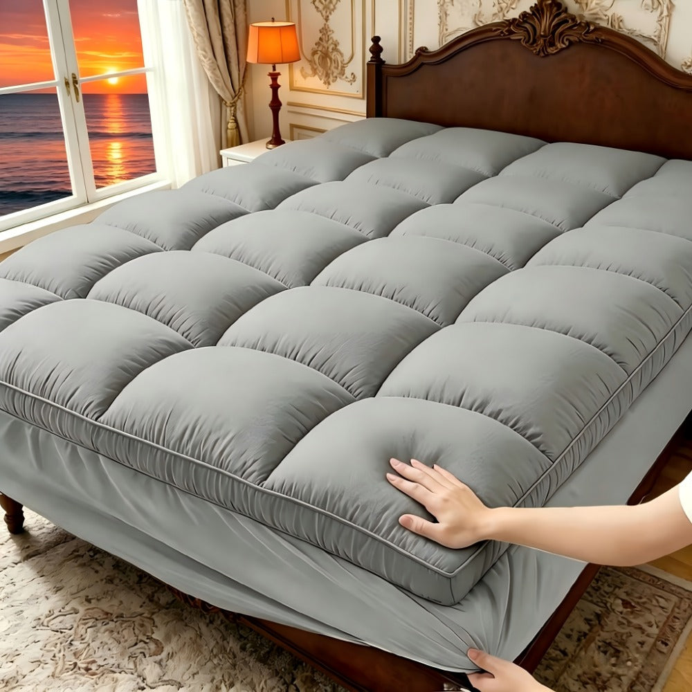 Mattress Topper, Bed Mattress Pad for Bedroom Comfort and Support detail image - detail view 7