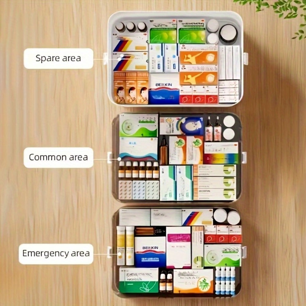 Medicine Storage Box with Large-Capacity Storage for Bedroom detail image - detail view 12