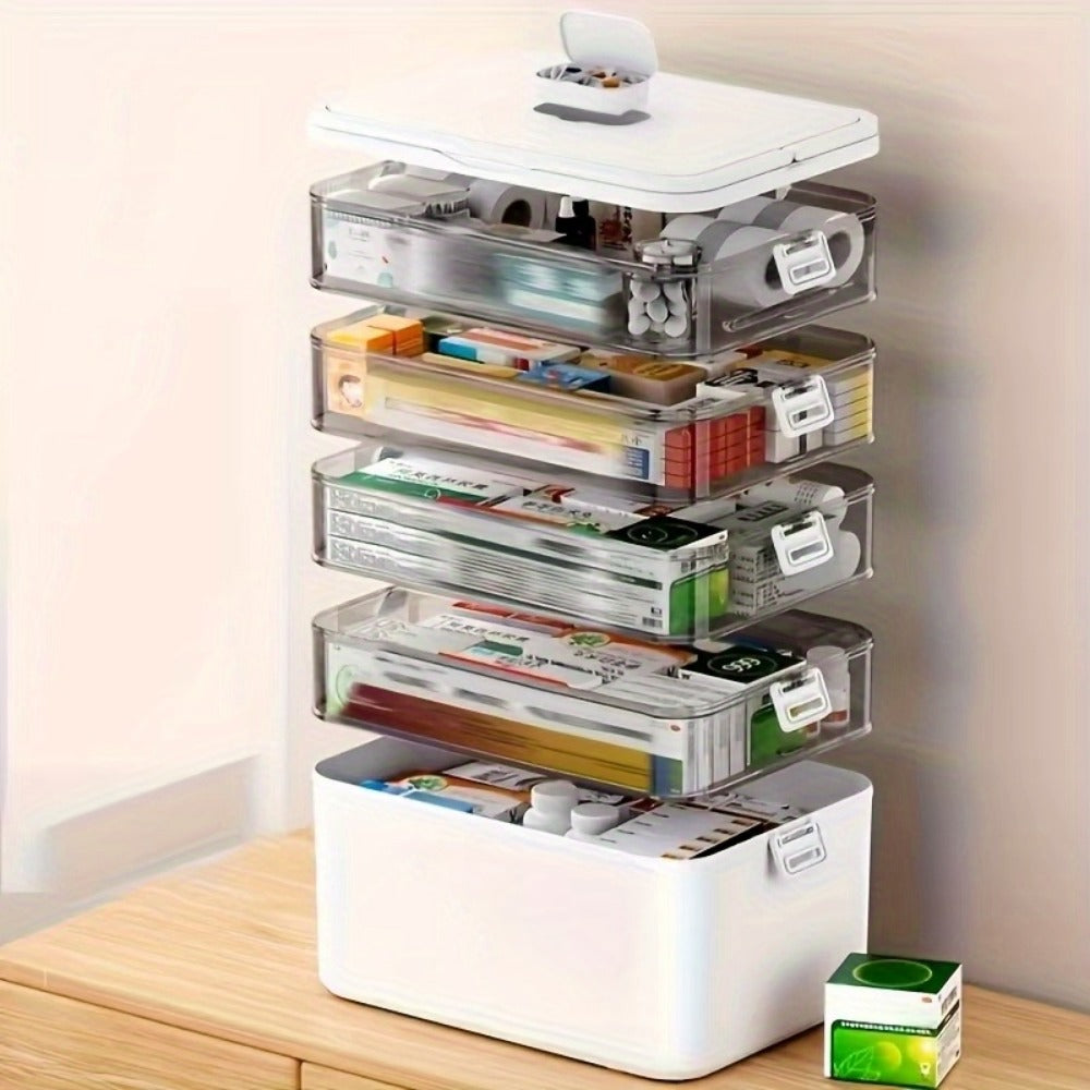 Medicine Storage Box with Large-Capacity Storage for Bedroom detail image - detail view 14
