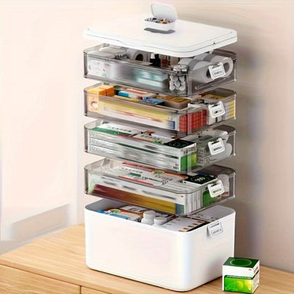 Medicine Storage Box with Large-Capacity Storage for Bedroom detail image - detail view 14
