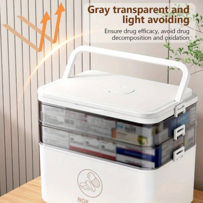 Medicine Storage Box with Large-Capacity Storage for Bedroom detail image - detail view 15
