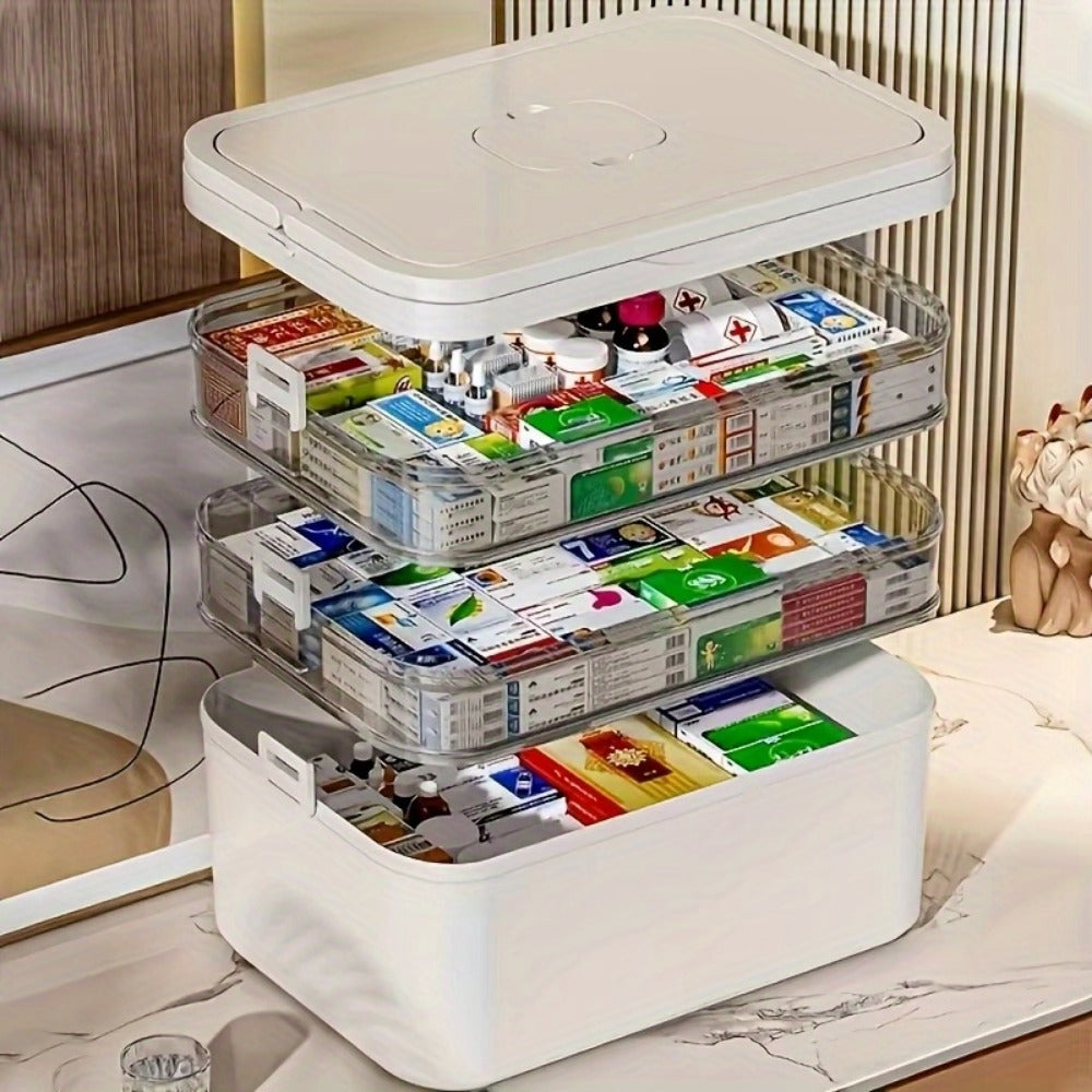 Medicine Storage Box with Large-Capacity Storage for Bedroom detail image - detail view 22