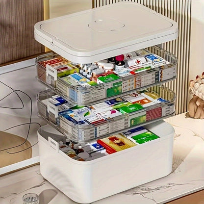 Medicine Storage Box with Large-Capacity Storage for Bedroom detail image - detail view 22