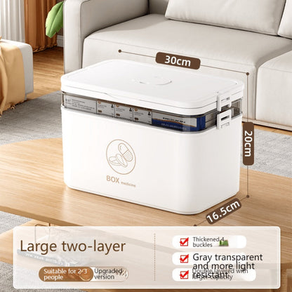 Medicine Storage Box with Large-Capacity Storage for Bedroom detail image - detail view 5