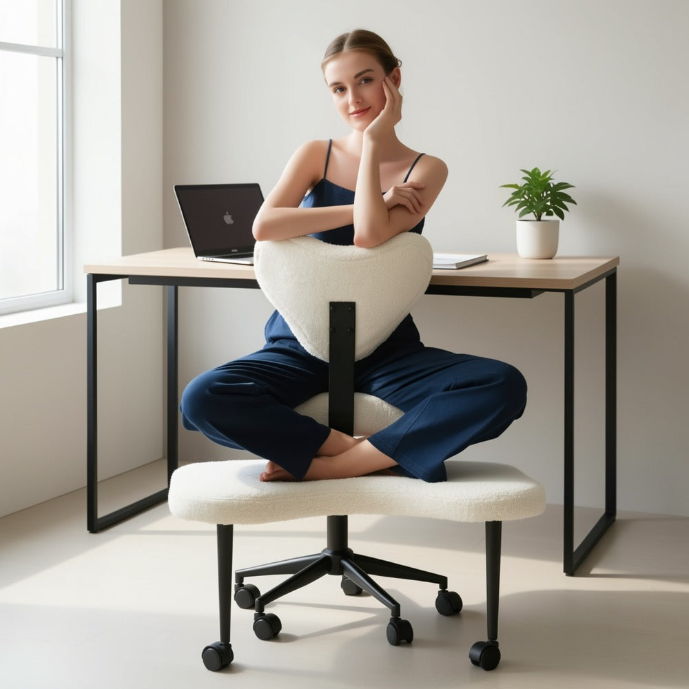 Meditation Chair with Cross-Legged Seat and Adjustable Height detail image - detail view 10