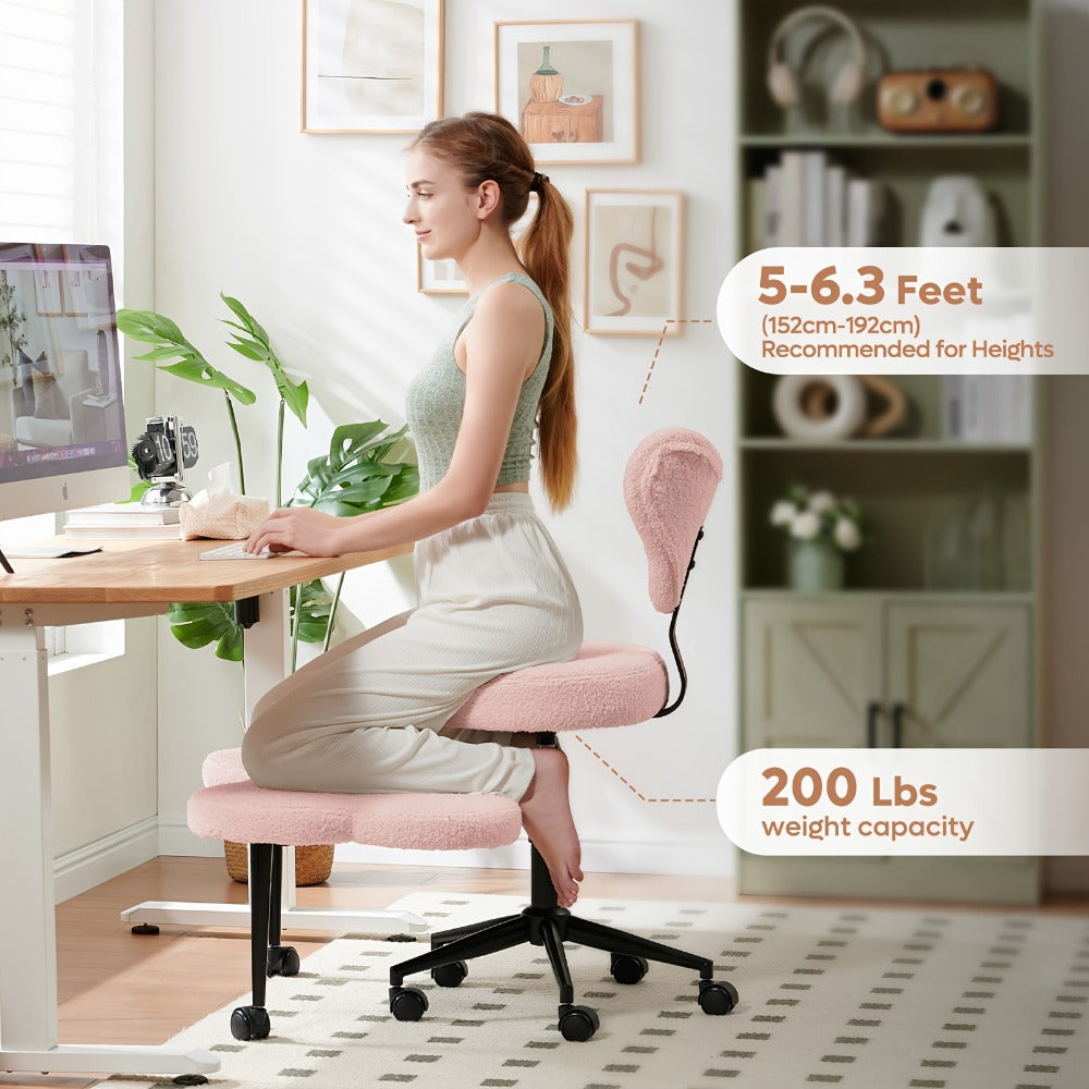 Meditation Chair with Cross-Legged Seat and Adjustable Height detail image - detail view 12