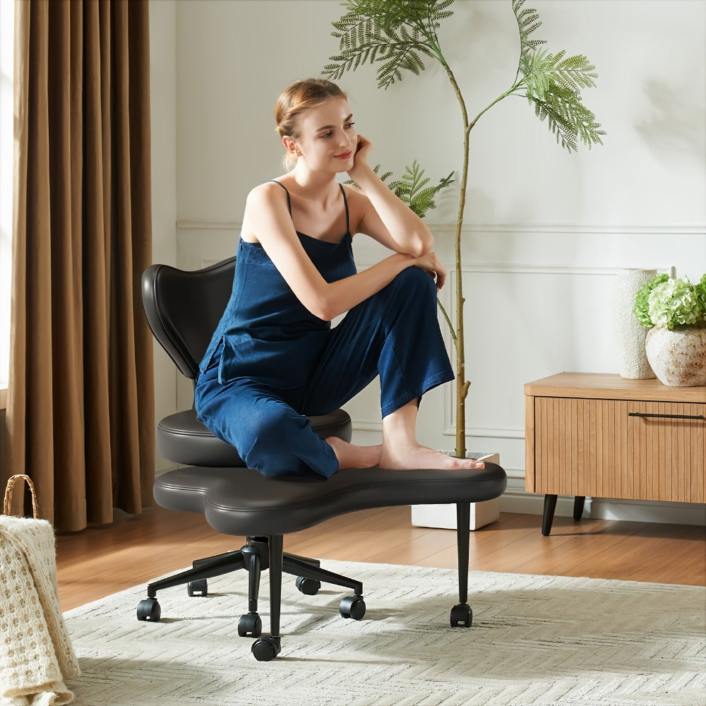 Meditation Chair with Cross-Legged Seat and Adjustable Height detail image - detail view 17