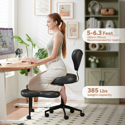 Meditation Chair with Cross-Legged Seat and Adjustable Height detail image - detail view 18