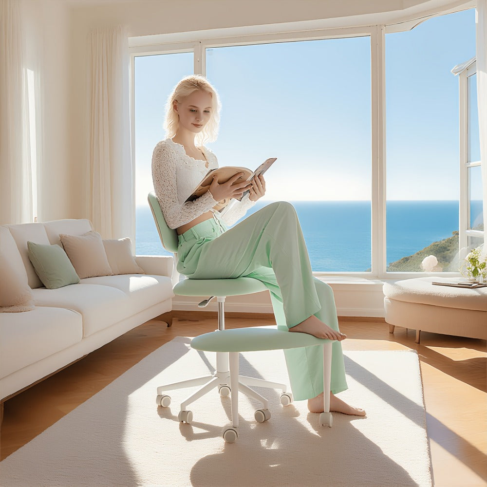 Meditation Chair with Cross-Legged Seat and Adjustable Height detail image - detail view 29