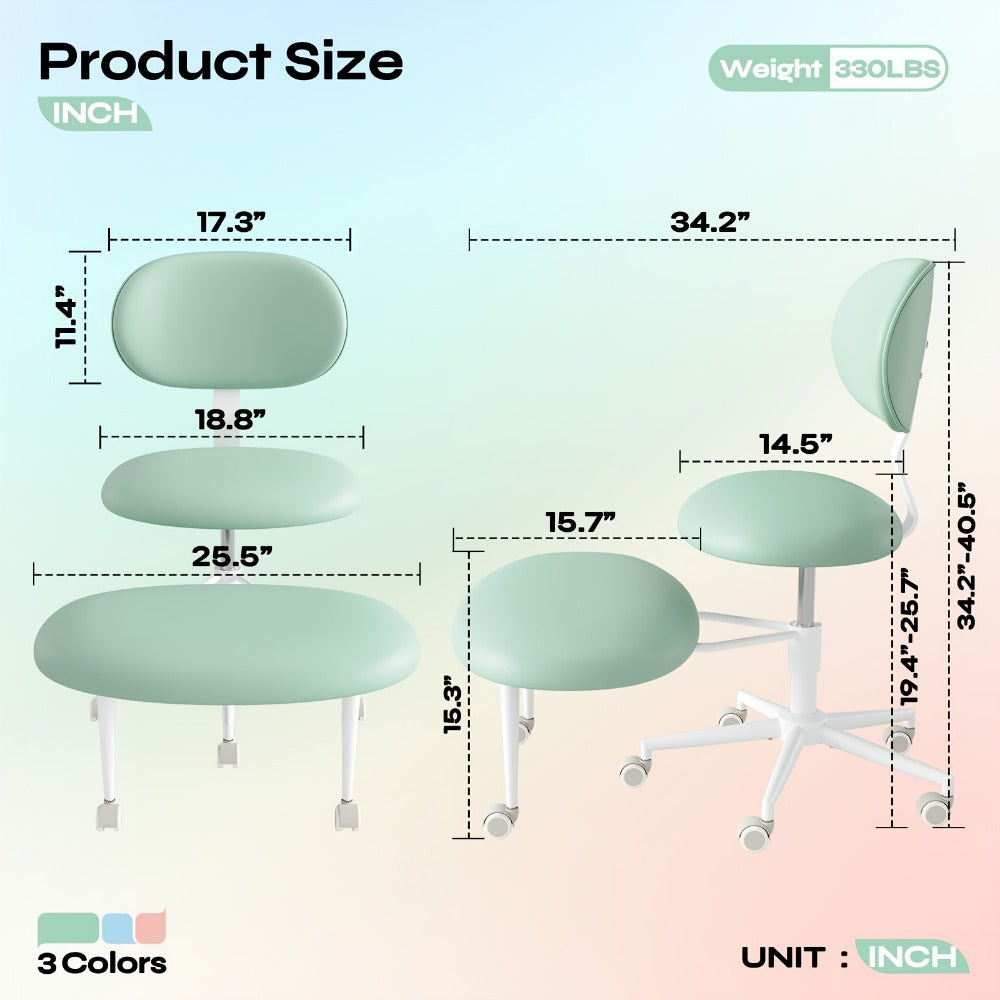 Meditation Chair with Cross-Legged Seat and Adjustable Height detail image - detail view 30