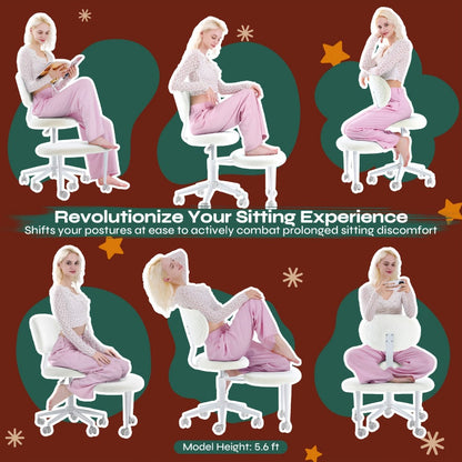 Meditation Chair with Cross-Legged Seat and Adjustable Height detail image - detail view 35
