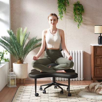 Meditation Chair with Cross-Legged Seat and Adjustable Height detail image - detail view 6